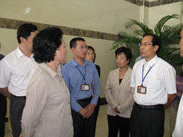 省領(lǐng)導(dǎo)、市領(lǐng)導(dǎo)來我司進(jìn)行視察、指導(dǎo)